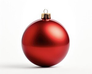 Red Christmas Ornament: Festive Red Ball for Christmas Decorations and Ornaments