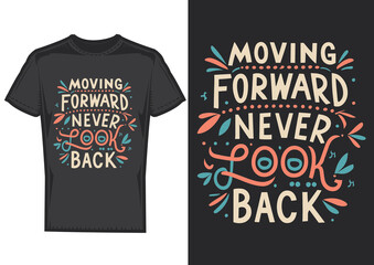 Naklejka premium Motivation typography t-shirt design 