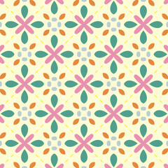 Fototapeta premium Seamless background pattern. Abstract decorative geometric pattern. Vector.
