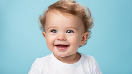 Naklejka premium Laughing baby