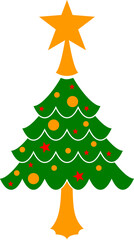 christmas tree illustration