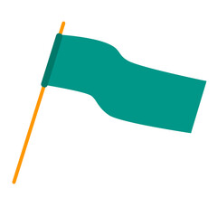 Turquoise flag