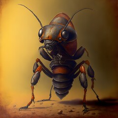 ant soldier painterly dirty 