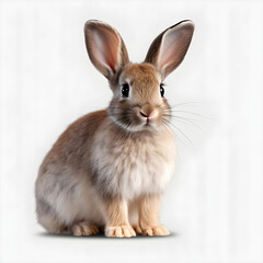 Obraz premium bunny Design Elements Isolated Transparent Background Generative AI