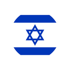 Israel flag round icon
