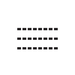 Hamburger, burger menu bar flat icon for apps and websites. Website Navigation Menu Icons. UI interface design elements