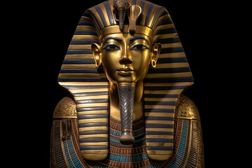Majestic ancient deity of Egypt. Generative AI