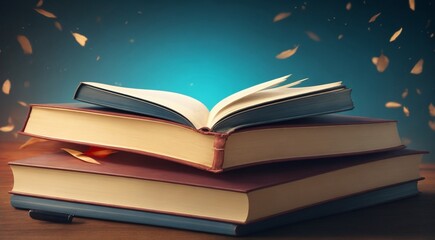 books on the table, books in library, abstract books background, abstract book wallpaper