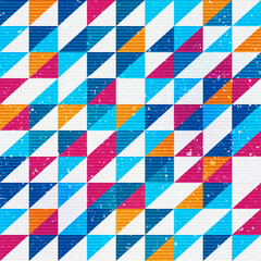 bright triangle seamless pattern