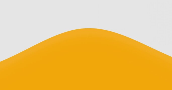 2D 4K Farbklecks Wellen orange