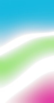 2D 4K Farb Wellen bunt