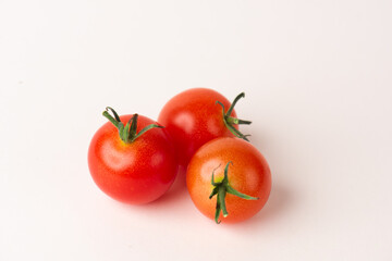 Tomato on a white background