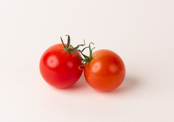 Tomato on a white background
