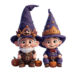 Halloween Gnome With Hat Svg Clipart , garden halloween gnome shirt svg png design for tumbler pillow invitation or hoodie