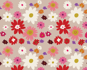 Fototapeta premium seamless floral pattern