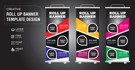 Eye catching  effective roll up banner