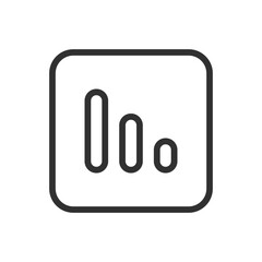 Business chart. Business icon. Modern, simple flat vector illustration for web site or mobile app
