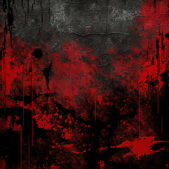 Crimson Chaos: Grunge Background