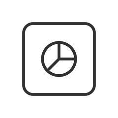 Business chart. Business icon. Modern, simple flat vector illustration for web site or mobile app