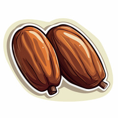 Dates in cartoon, doodle style. 2d vector illustration in logo, icon style. AI Generative