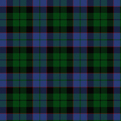 Red, Green, Blue, Black Tartan Weave - Tile