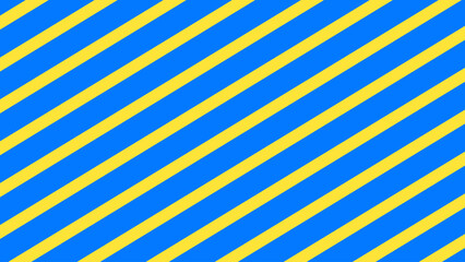 Blue and yellow diagonal stripes