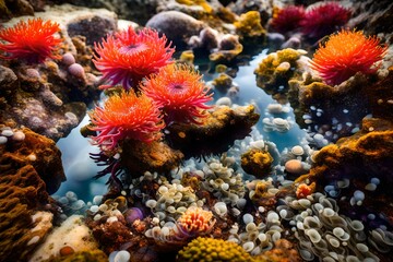 Obraz na płótnie Canvas coral reef in the sea
