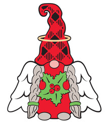 Christmas Gnome SVG, Scandinavian Gnomes - Buffalo