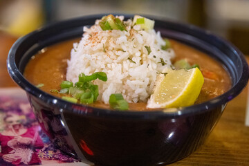 Crawfish Etouffee with Lemon
