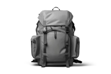 Tuinposter big camping backpack, png file of isolated cutout object with shadow on transparent background. © Аrtranq