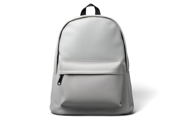 regular casual backpack, png file of isolated cutout object with shadow on transparent background.