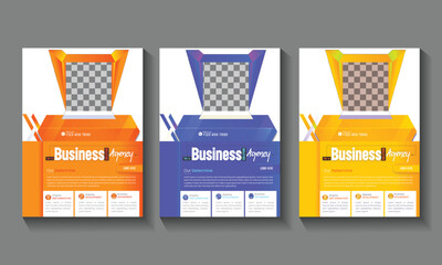 Creative Corporate & Business Flyer Brochure Template Design, modern business flyer template, abstract business flyer and creative design, IT company flyer and editable vector template design