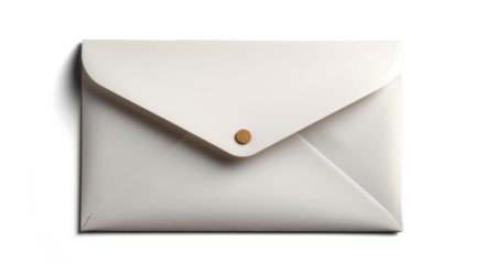 envelope, png file of isolated cutout object with shadow on transparent background.