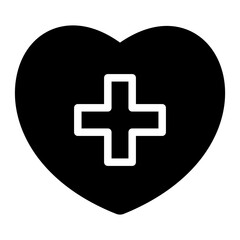 Obraz premium Solid Health icon