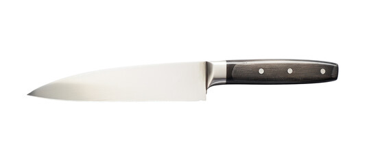 kitchen knife, png file of isolated cutout object on transparent background.
