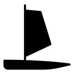 Solid Windsurf icon