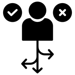 Solid User Path icon