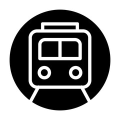 Solid Train icon