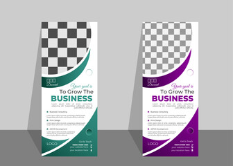 Modern  Roll Up Banner . Standee Design. Banner Template. Presentation and Brochure. Geometric x-banner and flag-banner advertising. 