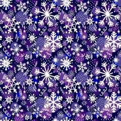 Christmas ice scribble seamless snowflakes pattern for wrapping paper and fabrics and linens and kids clothes print