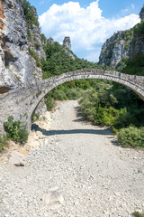 Kokkorou stone bridge, Zagori, Epirus, Greece