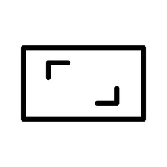 
full screen vector icon. symbols for web and mobile apps on white editable background.
