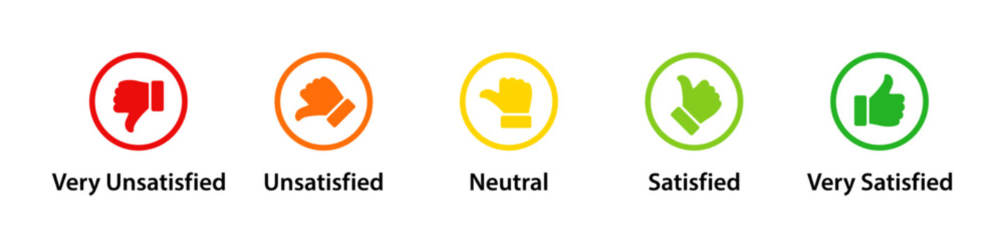 Satisfaction rating scale