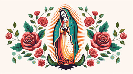 Obrazy na Plexi  virgem maria de guadalupe 