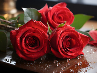 Elegant Valentine's Day Roses Gift