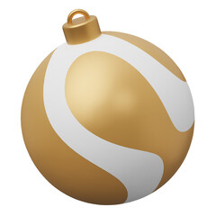 christmas gold ball