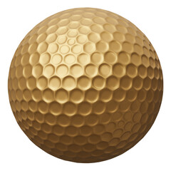 gold golf ball sport equipment