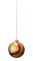 Red Hanging Christmas Ball