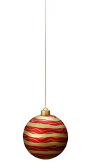 Red Hanging Christmas Ball