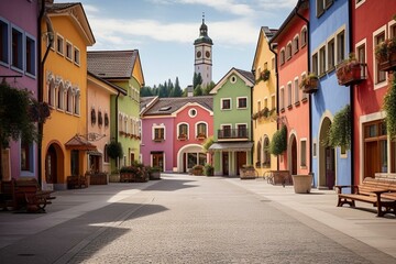 Fototapeta na wymiar Sieghartskirchen is a city in Austria, situated in Niederösterreich. Generative AI